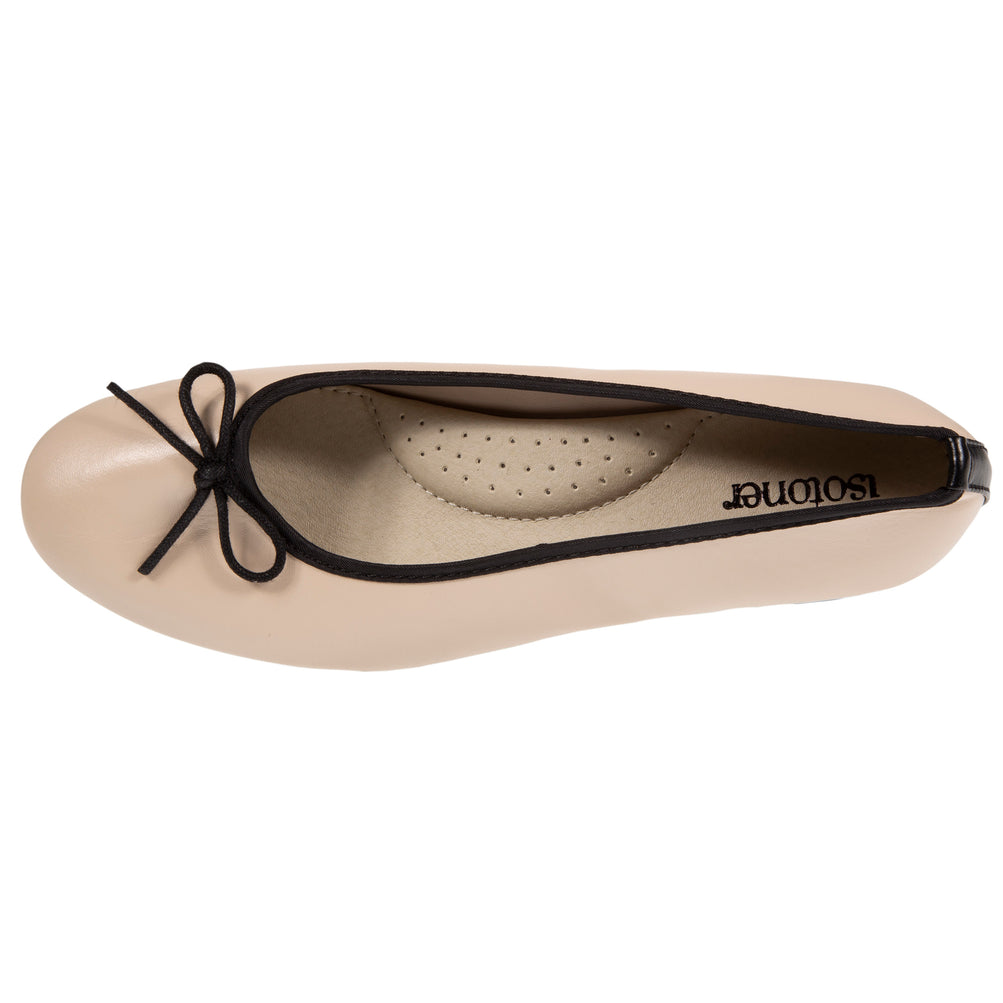 hijo talento otro Zapatos bailarinas mujer beige – Isotoner.es