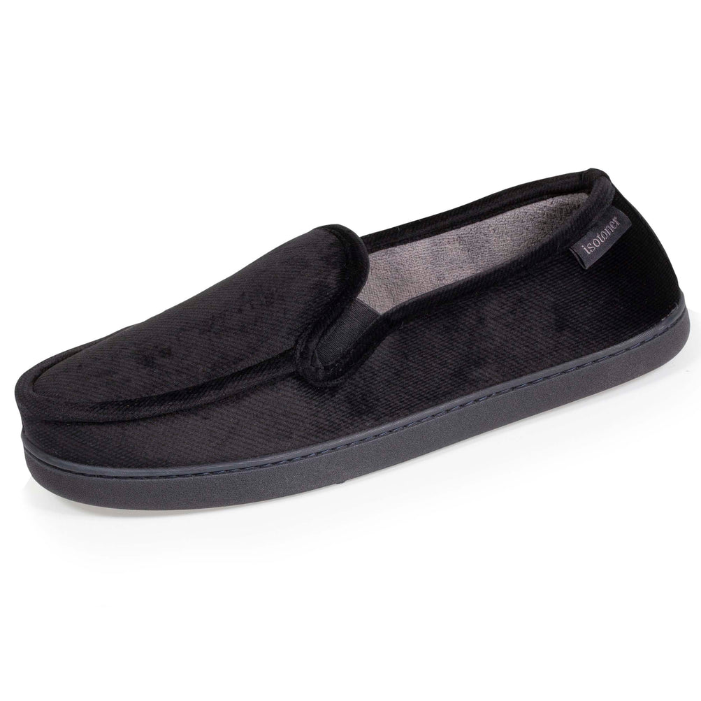 Zapatillas de mocasines hombre negro Isotoner.es