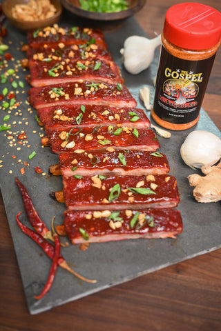 Pork Ribs with Korean BBQ Sauce