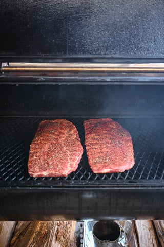 St. Louis style spare ribs. Newest Meat Church Seasoning Texas Sugar 