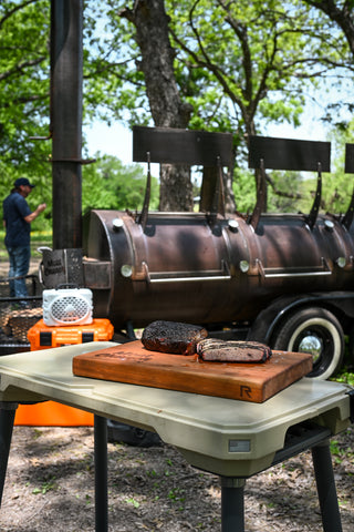 Meat Church Offset Trailer Smoker by Mill Scale walk around & tour