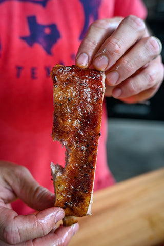 St. Louis style spare ribs. Newest Meat Church Seasoning Texas Sugar 