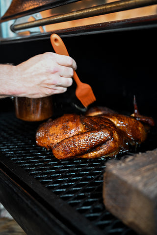 Meat Church BBQ - Maple Bourbon Spatchcocked Turkey. The