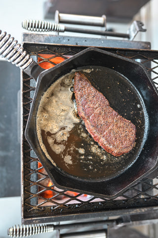 denver steak with gorgonzola cream sauce