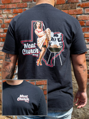 BBQ Pinup Colors T-Shirt Meat