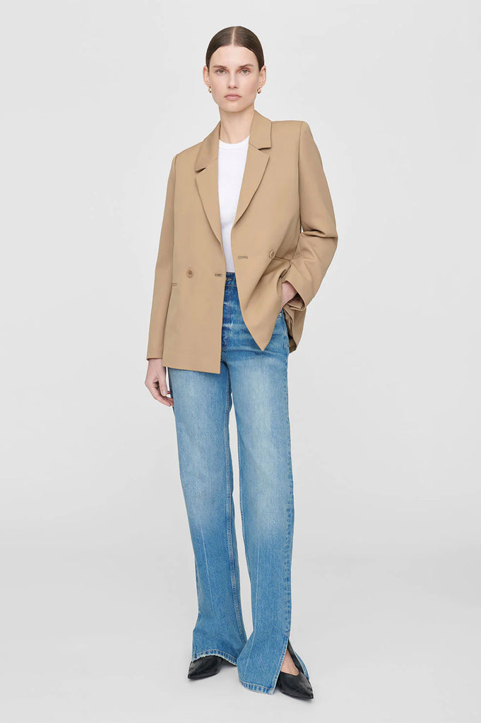 Anine Bing MADELEINE BLAZER - DEEP SAND – ANOTHER20