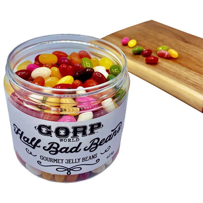 Half Bad Beans - Gourmet Jellybeans, 425 grams - GORP World product image