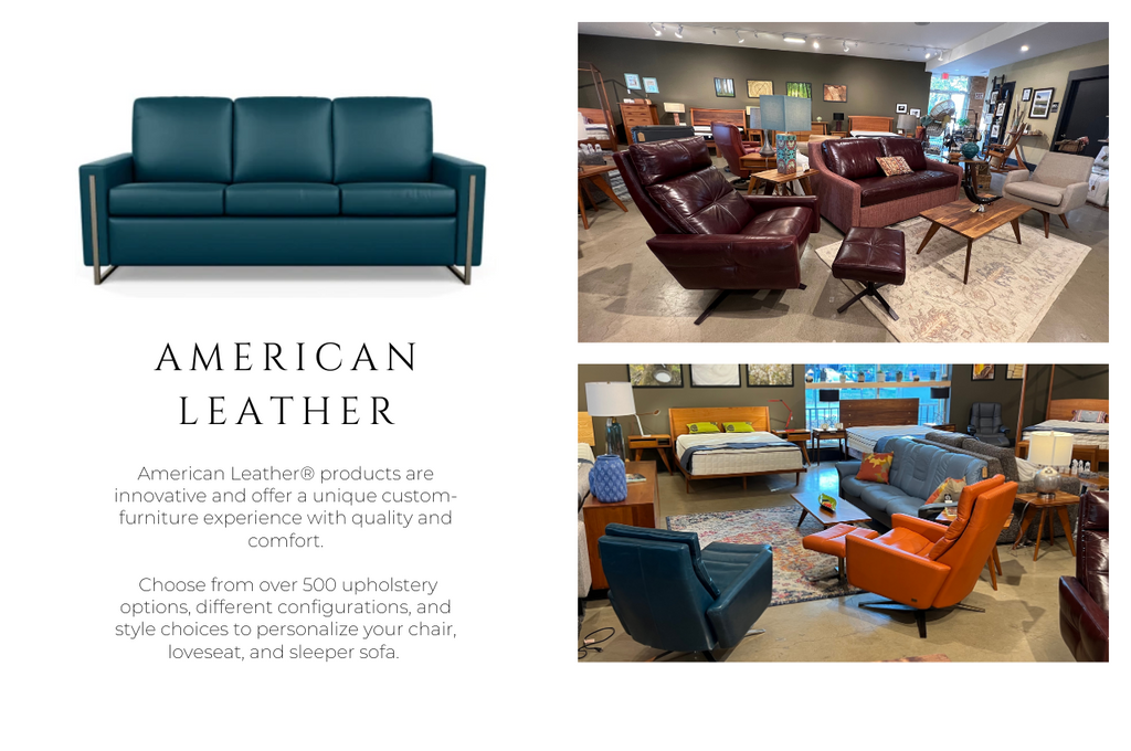 American Leather chairs at TY Fine Furniture showroom