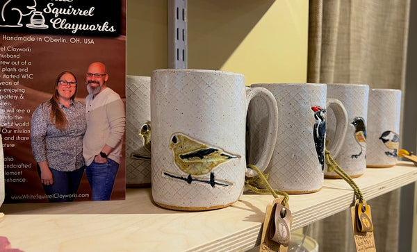 Handcrafted ceramic mugs