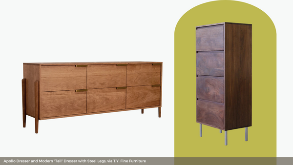 Mid century modern handmade dressers