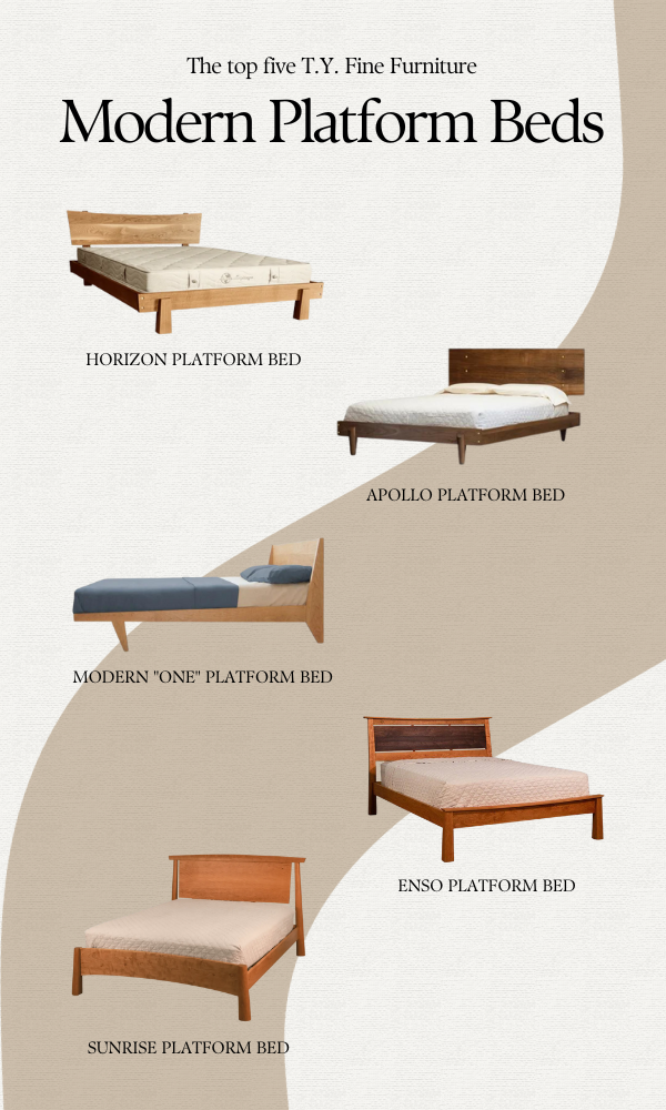 Modern Platform Beds from TY Fine Furniture