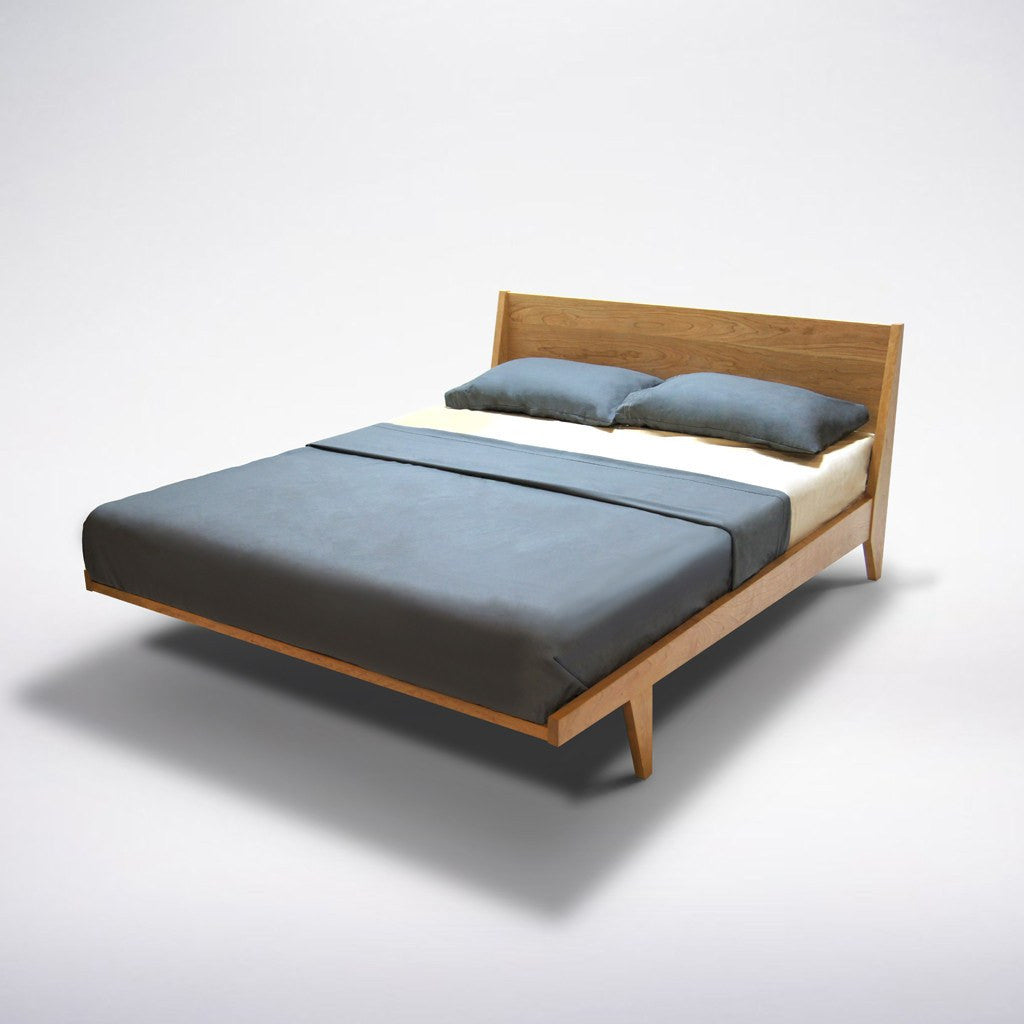 Modern One Platform Bed Handmade Mid Century Modern Bed