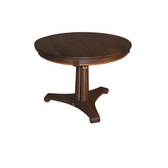 Contemporary French Style Walnut Pedestal table