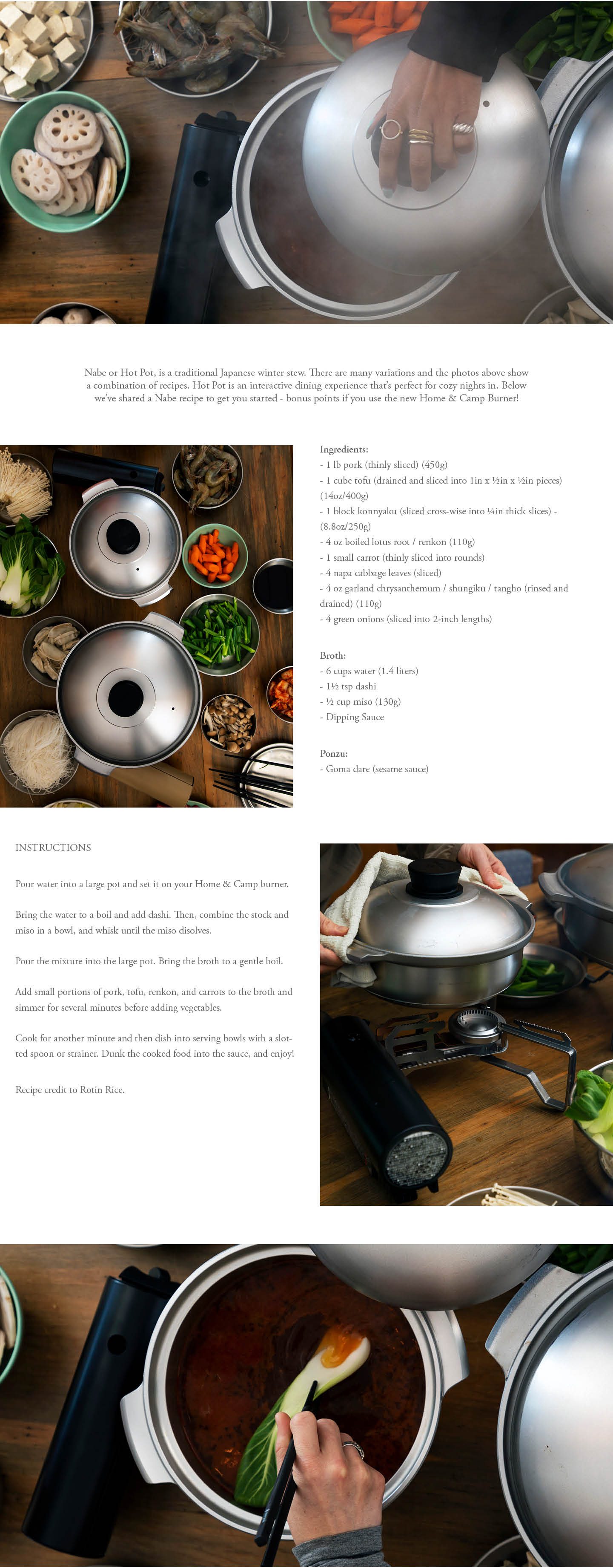 Hot Pot - A Social Stew – Snow Peak