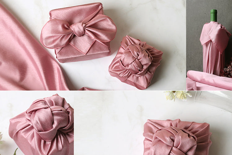 This phenomenal dark pink single sided Bojagi is the ultimate gift wrapping cloth for Seollal or Christmas.