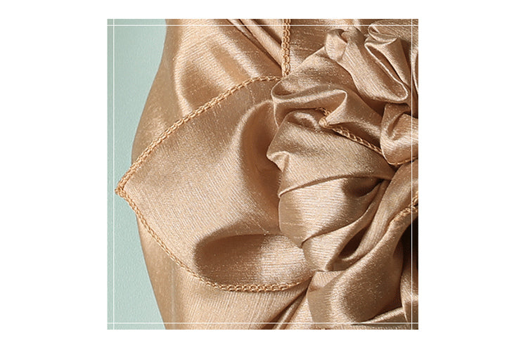 Bojagi wrapping cloths in amber bring sophistication to any Korean event. This fabric wrapping paper will look gorgeous around any gift.