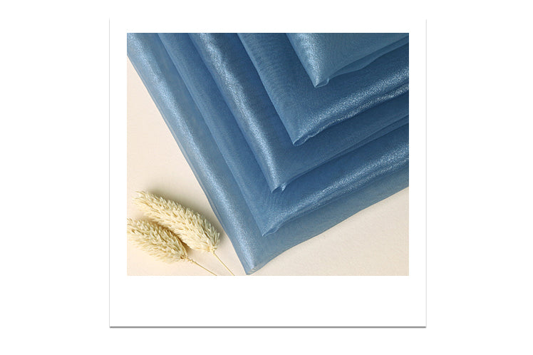 You can see just how silky-smooth this ocean blue Bojagi for sale is in multiple sizes to fit any shaped gift.