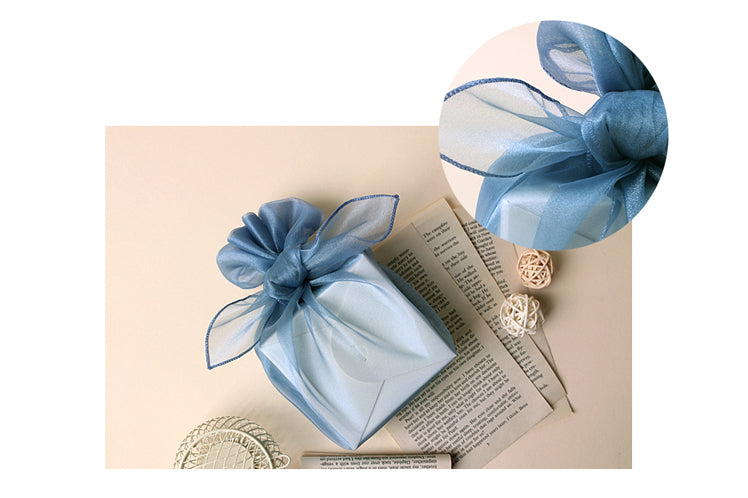 Fabric wrapping paper has so many uses and in turquoise it can be used to wrap any present for boys and girls.