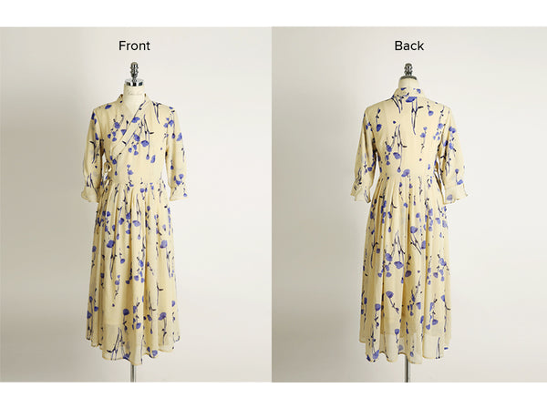 Khaki and beryl really brings a positive and joyful feel to this modernized hanbok dress.