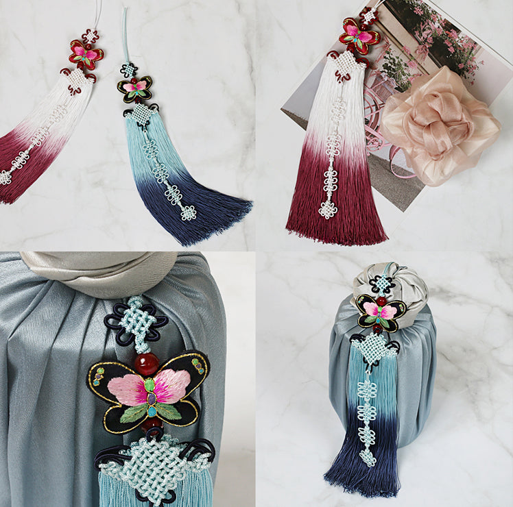 The butterfly norigae is darling and will work with any hanbok either traditional or modern.