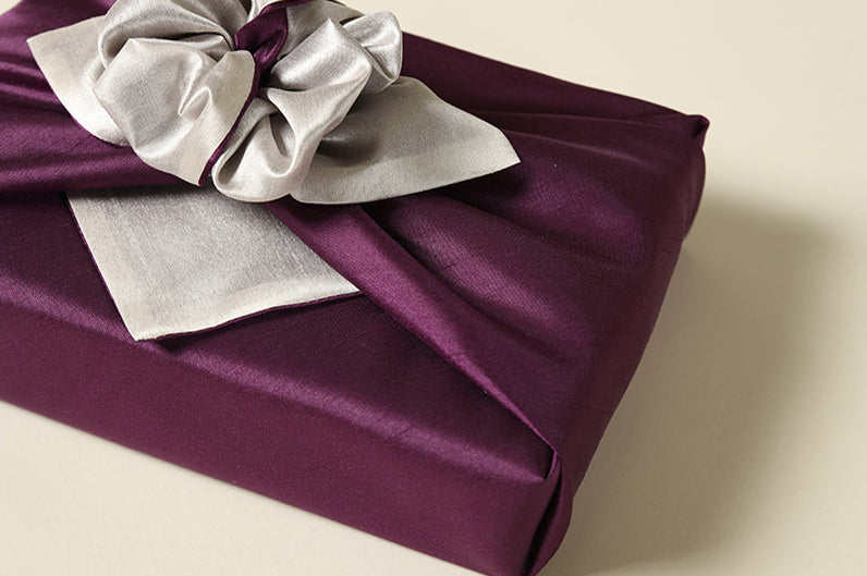 An up close shot of the Korean wrapping cloth Bojagi allows you to see just how jaw-dropping it is when it's added to any present for boys or girls and it really is the most sophisticated fabric wrapping paper.