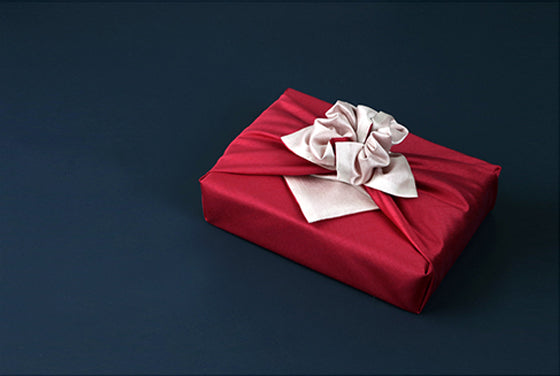 This dark red and rose colored double sided Bojagi is the ultimate fabric wrapping cloth for Christmas to show that special someone how much you care.