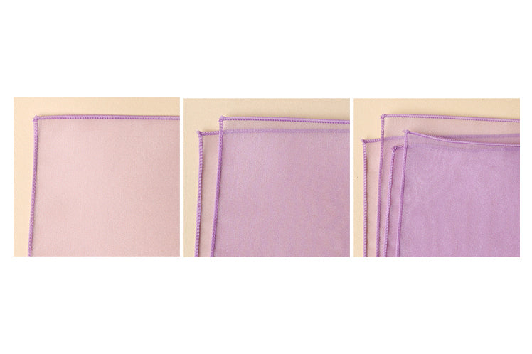 The sheer and thin fabric wrapping paper in lavender will add sophistication to any gift-giving situation.