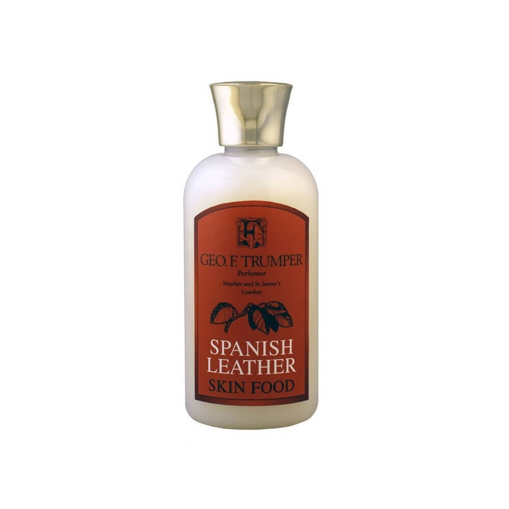 Geo F Trumper Spanish Leather Skin Food Travel Bottle 200ml – ItalianBarber