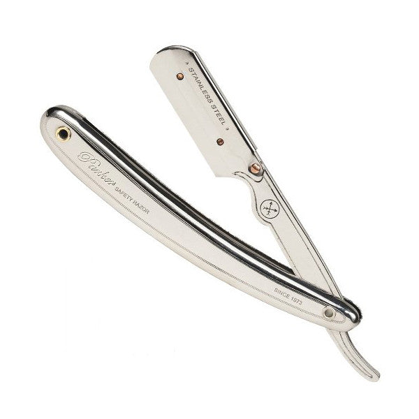 Parker SR1 Stainless Steel Straight Edge Shavette Razor