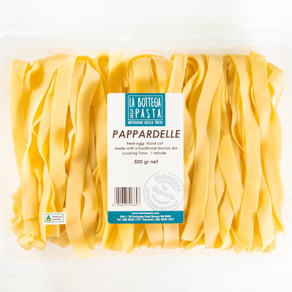 Pappardelle (500g) – Vesuvio Handmade Pasta
