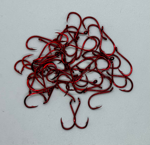Hooks - Red Octopus Hooks - Size 4 - 50-PACK – Teton Tackle