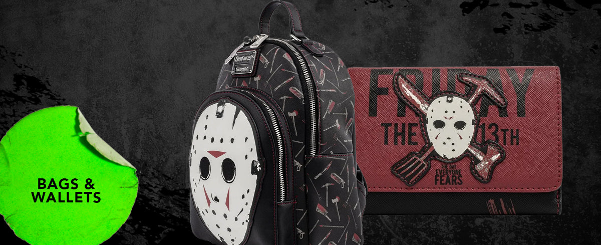 loungefly jason backpack and wallet friday the 13th