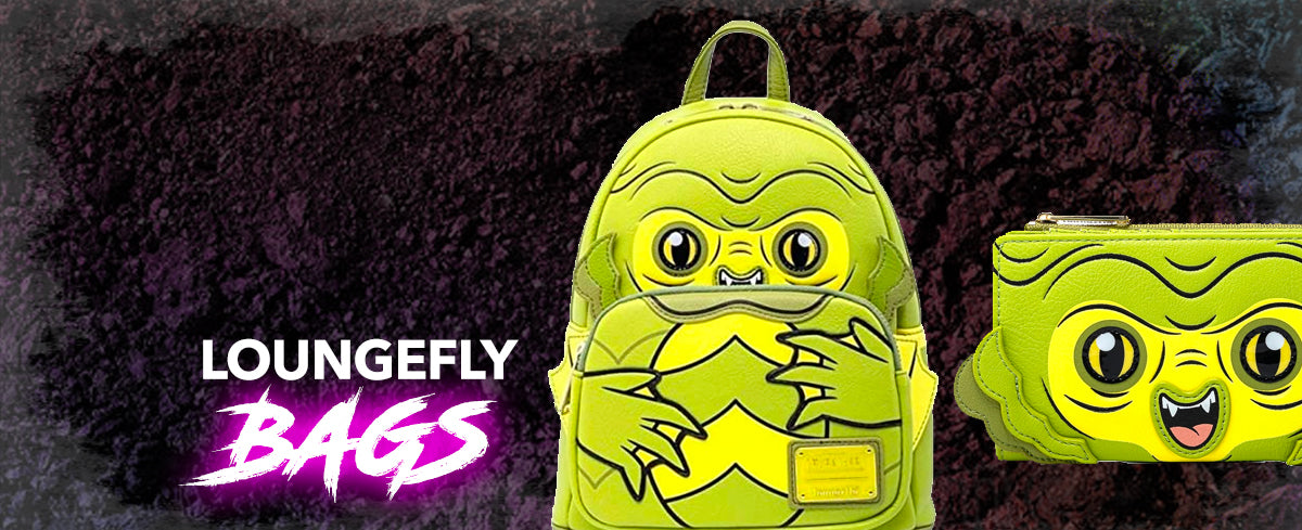 loungefly universal monsters mini backpack and wallet