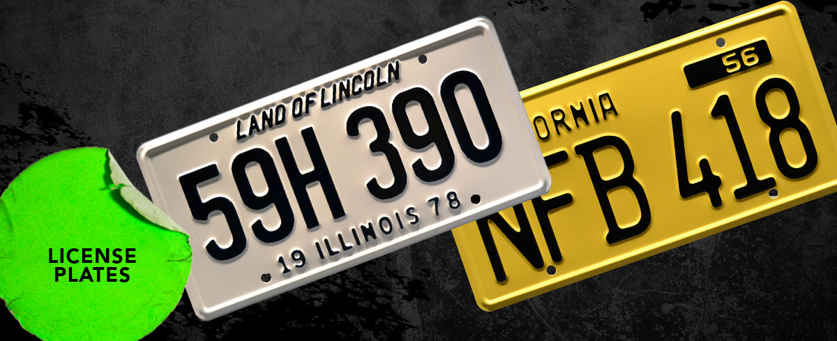 movie screen accurate license plates