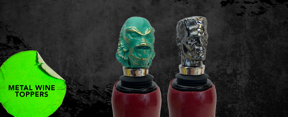 universal monsters wine toppers