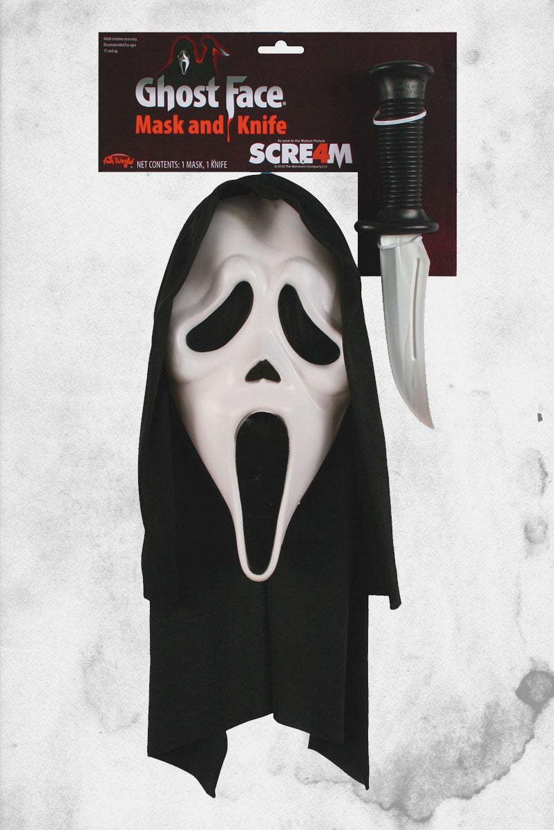 Scary Movie Mask with Shroud Assortment