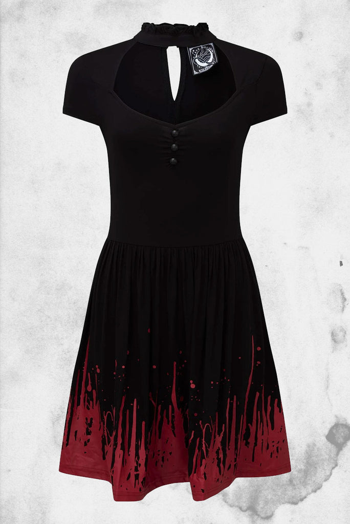 Distortion Pleated Dress, Killstar Australia