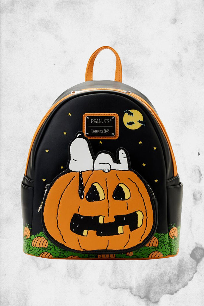 Loungefly Disney Halloween Allover Print Pumpkin & Ghost Mini Backpack