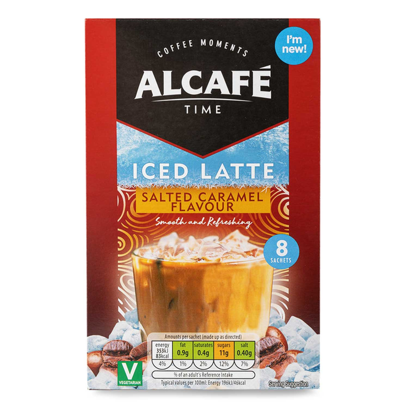 Alcafé Iced Latte Salted Caramel Flavour  Single
