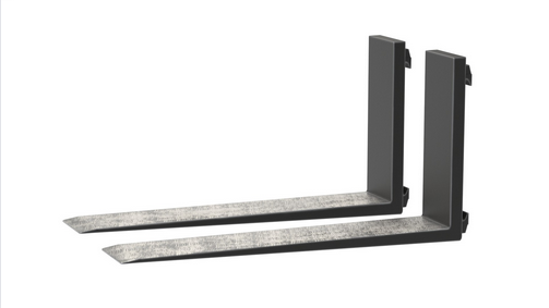 1.75" x 4" x 60" Forklift Forks - Class 2, Full Taper & Polish, 6,800 lb Capacity (Pair)