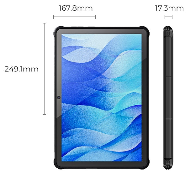 Oukitel - Tablette tactile Incassable oukitel RT6 - double Sim - Android  13.0 - 10.1 - 256 Go - 8 RAM - noir - Tablette Android - Rue du Commerce