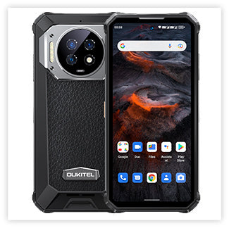 OUKITEL WP7 Unlocked Rugged Smartphone Night Vision Camera, 128GB+6GB RAM,  8000mAh, 48MP+16MP 