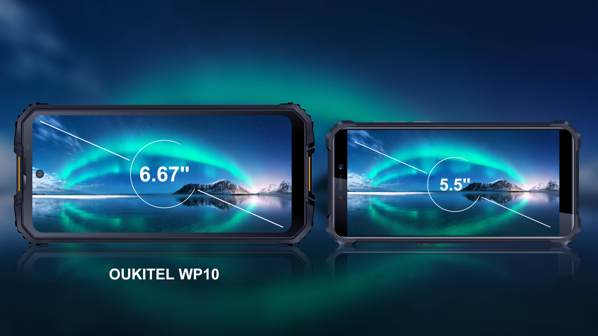 oukitel full screen display