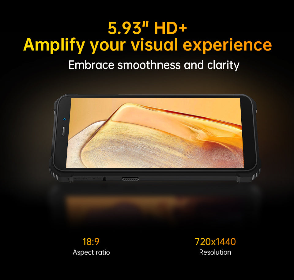 OUKITEL WP32 Smartphone Robuste 8Go RAM + 128 Go ROM Caméra 20MP 6,0''  6300mAh Android 13 GPS NFC Double SIM 4G - Orange - Cdiscount Téléphonie