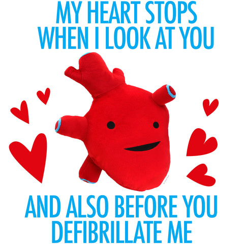 I Heart Guts Plush Organs Human Body Humor Funny Anatomy