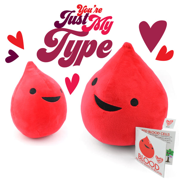 Blood Cute plushie pillow stuffed plush for blood donor squeeze ball