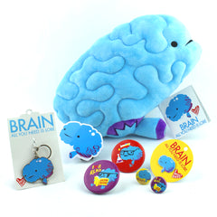 brain plushie - brain merch 