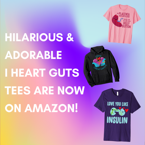Shop I Heart Guts T-shirts on Amazon - Organ T-shirts - Anatomy Shirts
