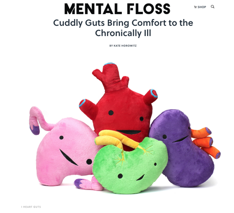 Cuddly Guts Bring Comfort to Chronically Ill - Mental Floss