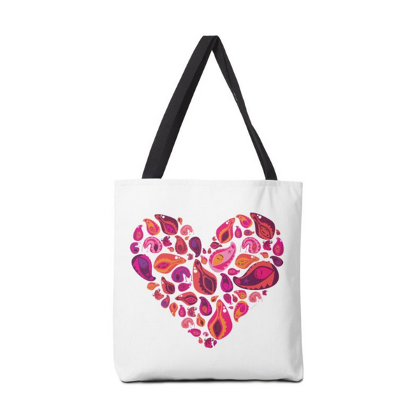 Vagina Vulva Tote Bag Womens Sexual Health